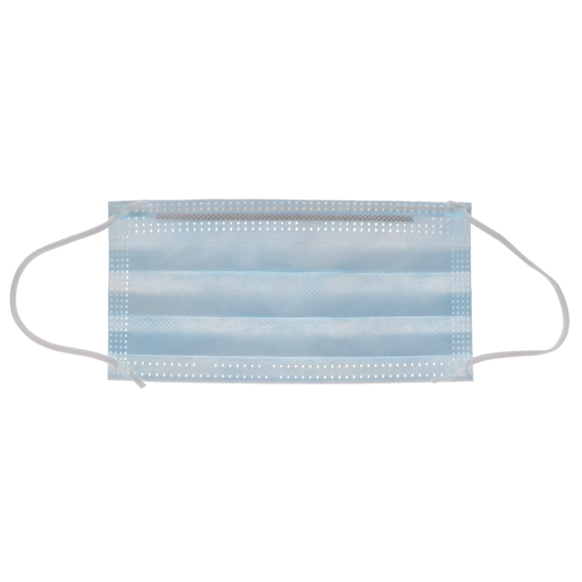 SafeMask SofSkin Procedure Earloop Face Masks, ASTM Level 1, Blue, 50/Box, 2081