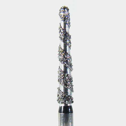 NeoDiamond NeoSpiral Diamond Bur, FG, Round End Taper Spiral, 1.6 mm, Coarse, 25/Pk, 8116.10C