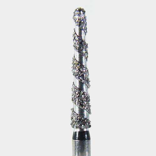NeoDiamond NeoSpiral Diamond Bur, FG, Round End Taper Spiral, 1.6 mm, Coarse, 25/Pk, 8116.10C