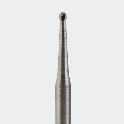 NeoBurr Sterile Surgical Length Carbide Burs, FGSL, Round, # 1, 0.8 mm, 25/Pk, FGSL1