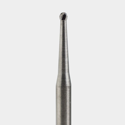 NeoBurr Sterile Surgical Length Carbide Burs, FGSL, Round, # 1, 0.8 mm, 25/Pk, FGSL1