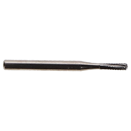 Carbide Bur, FG, # 1557, Straight Dome End Cross Cut Fissure, 1.0 mm, 100/Pk, FG1557-100
