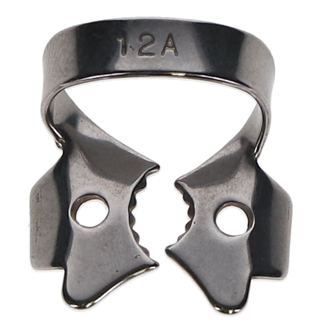 Rubber Dam Clamp, # 12A, Winged, Lower Molars, 1/Pk, 76D-12A