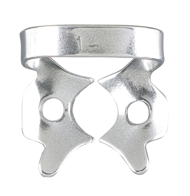 Rubber Dam Clamp, # 14, Winged, Molars, 1/Pk, 76D-14