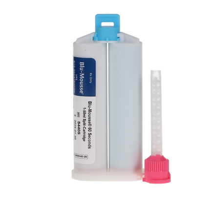 Blu-Mousse VPS Bite Registration Material, 60 Split Cartridge, 50 ml, 2/Pk, S440S