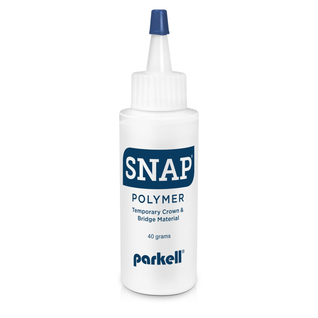 Snap Temporary C&B Material, Polymer, Acrylic Powder, 40 g, Clear, 1/Pk, S429