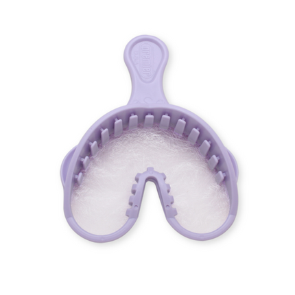 Alfa Triple Tray Impression Trays, Small, Purple, 24/Pk, 1006313