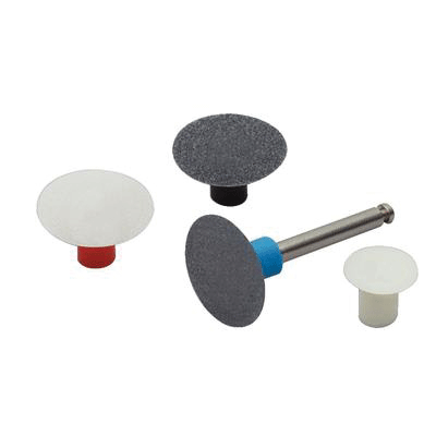 Poli-Pro Disc Composite Polishers, Refill, 5/16", Medium, Grit Up, Dark Blue, 40/Pk
