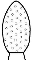 Two Striper Diamond Burs, FG, Football, 283.4, 2.5 mm, Fine, Red, 5/Pk, 2015172