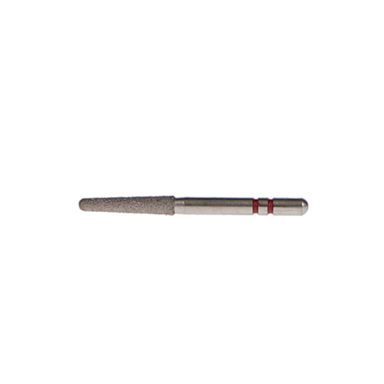 Two Striper Diamond Burs, FG, Round-End Taper, 770.8, 1.8 mm, Fine, Red, 5/Pk, 2015487