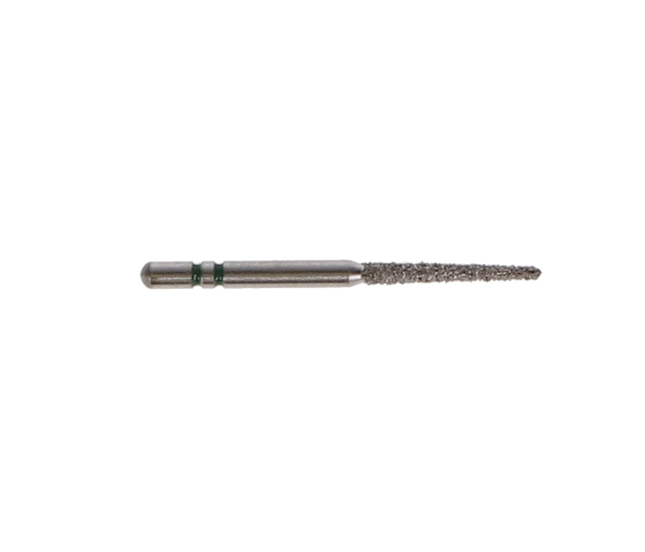 Two Striper Diamond Burs, FG, Round-End Taper, 781.10, 1.3 mm, Coarse, Green, 5/Pk, 2015466