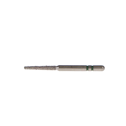 Two Striper Diamond Burs, FG, Round-End Taper, 781.8, 1.2 mm, Coarse, Green, 5/Pk, 2015478