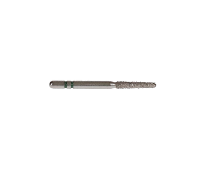 Two Striper Diamond Burs, FG, Round-End Taper, 782.8, 1.5 mm, Coarse, Green, 5/Pk, 2015424