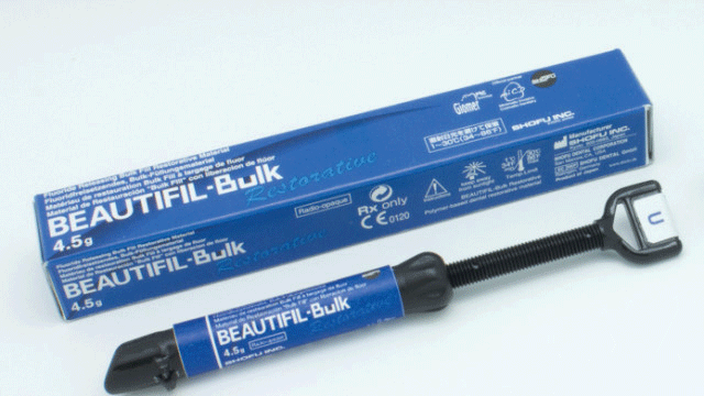 Beautifil Bulk Restorative Resin Composite, Light-Cure, Restorative Syringe, 4.5 g, Universal, 1/Pk, 2034