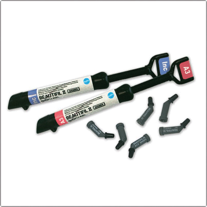 Beautifil II, Light-Cure, Compule Tips Refill, Universal Viscosity, 0.25 g, A3.5, 20/Pk, 1755