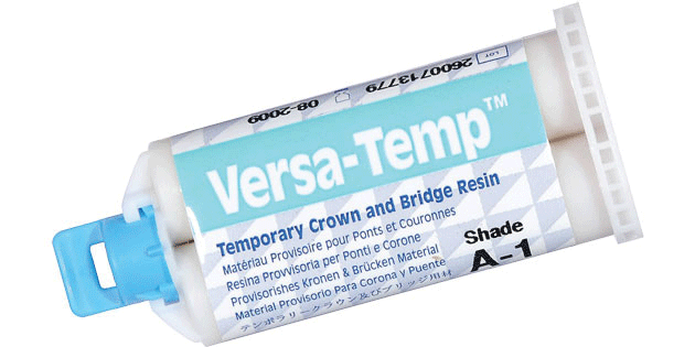 VersaTemp Temporary C&B Resin, Cartridge Refill, 50 ml, A2, 1/Pk, 72055