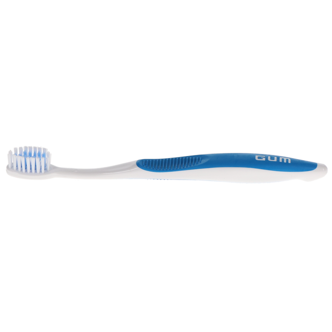 GUM Orthodontic Toothbrush, Soft Nylon, 4-Row V Trim, 12/Box, 124PD