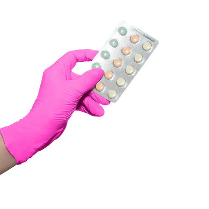 Aurelia Blush Nitrile Gloves Large 200/Box