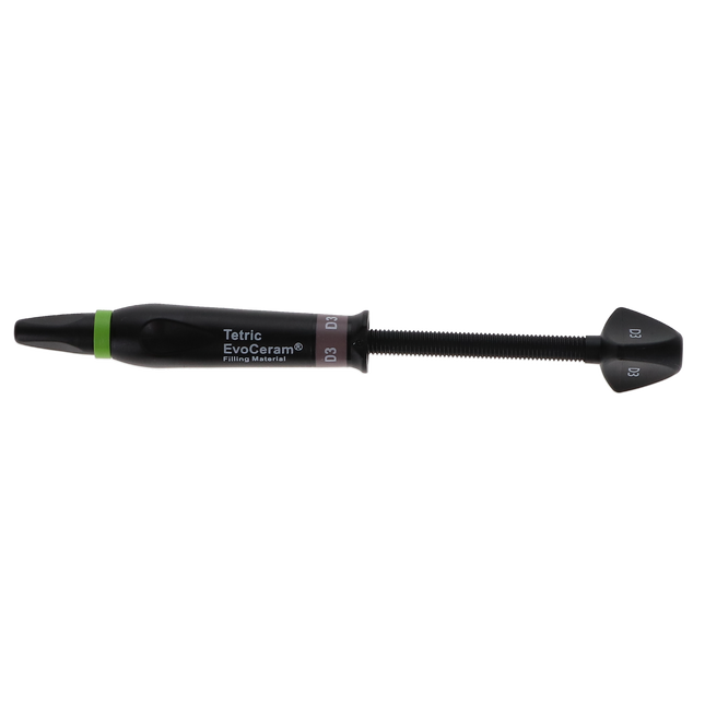Tetric EvoCeram Universal Composite, Light-Cure, Syringe Refill, Universal Viscosity, 3 g, D3 Enamel, 1/Pk, 590322