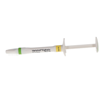 Variolink Esthetic Luting Cement, Try-in Paste Refill, 1.7 g, Warm, 1/Pk, 666115