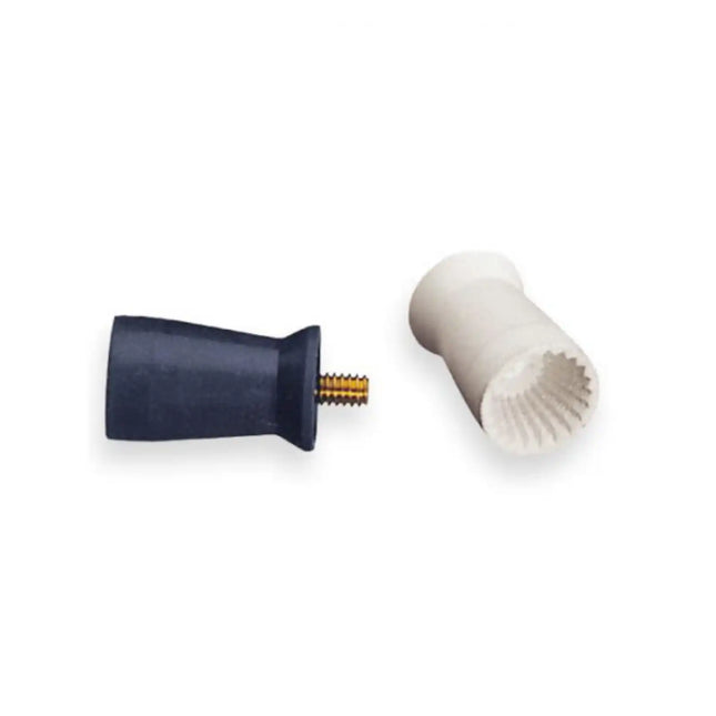 Young - Prophy Cups Ribbed Screw Type Soft Gray 144/Pk