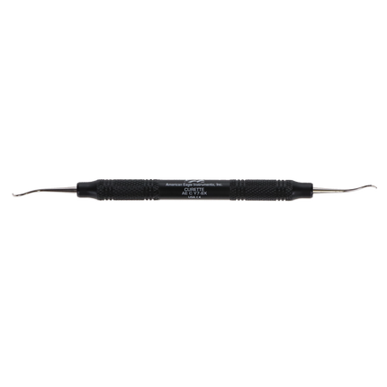 Universal Curette, Double-Ended, 7-8 Younger-Good, EagleLite Handle, Resin, Black, 1/Pk, AECY7-8X