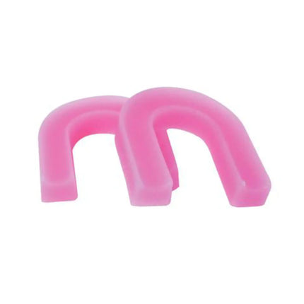 Coltene - Hygenic Occlusal Rim Wax - Soft Pink, U-Shaped with Ressed Base, Package of 100