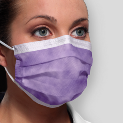 Surgical Molded Masks, Pink, 50/Pk, GCPK, GCPPK