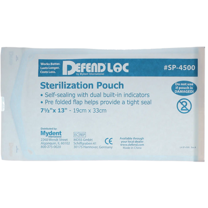 Defend - Sterilization Pouch 200/Box 7.5" X 13"