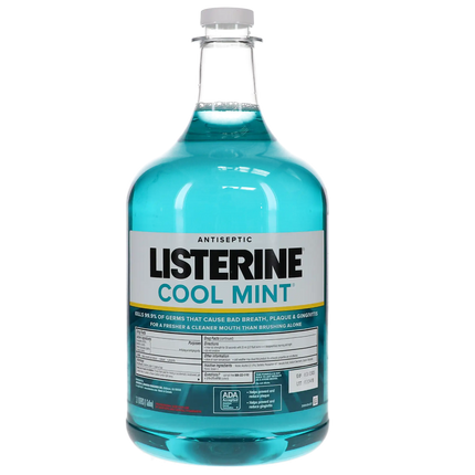Listerine Cool Mint Gallon 1 x 1GL bottle + 1 pump