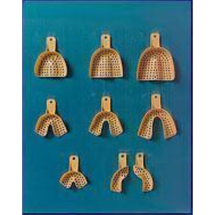 Tra-Tens Disposable Impression Trays, Perforated, # 3, Large Upper, 12/Pk, 013453-000