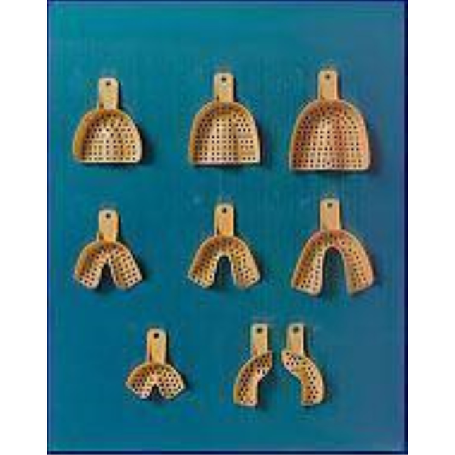 Tra-Tens Disposable Impression Trays, Partial, Perforated, # 7, Anterior, 12/Pk, 013457-000