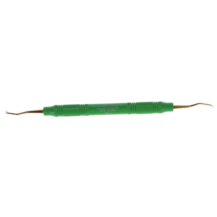Standard Gracey Curette, XP, # 7-8, Pre-Molar/Molar, EagleLite Handle, Resin, 3/8", Green, 1/Pk, AEG7-8XPX
