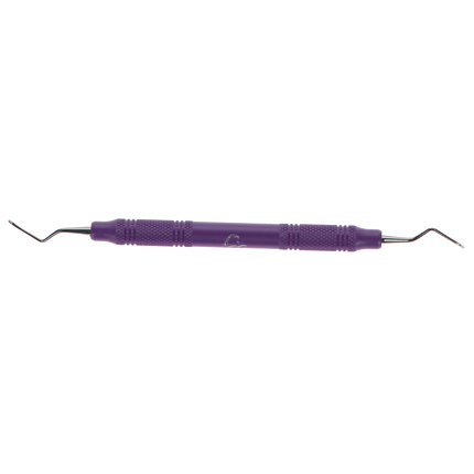Universal Curette, # 1-2 Barnhart, Narrow Blade Anterior, EagleLite, Resin, 3/8", Purple, 1/Pk, AECB1-2X
