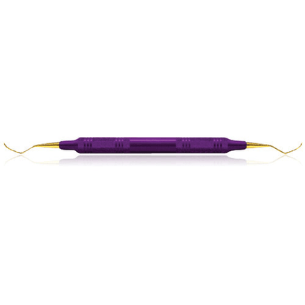 Universal Curette, XP, # 1-2 Barnhart, Narrow Blade Anterior, EagleLite, Resin, 3/8", Purple, 1/Pk, AECB1-2XPX