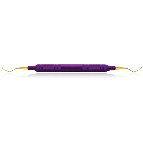Universal Curette, XP, # 1-2 Barnhart, Narrow Blade Anterior, EagleLite, Resin, 3/8", Purple, 1/Pk, AECB1-2XPX
