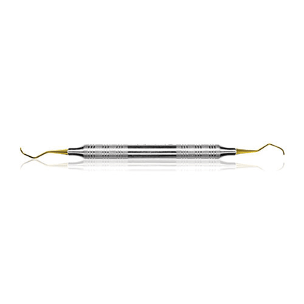 Universal Curette, XP, # 5-6 Barnhart, Deeper Shank Angle Posterior, EagleLite, Stainless Steel, 3/8", Red, 1/Pk, AECB5-6XPZ