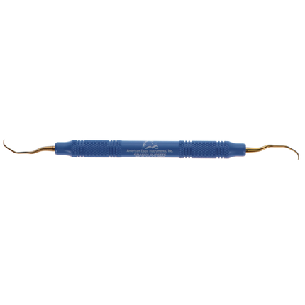 Standard Gracey Curette, XP, # 13-14, Posterior Distal, EagleLite, Resin, 3/8", Blue, 1/Pk, AEG13-14XPX