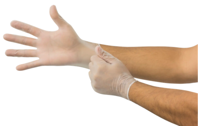 Ansell - Micro-Touch Elite PF Vinyl Glove Large 100/bx