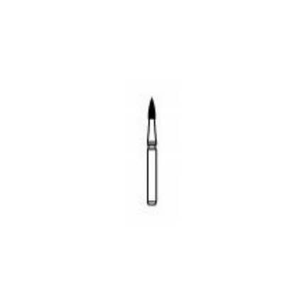 NTI 30-Fluted Trimming & Finishing Carbide Burs, FG, Flame, # H246L, 1.2 mm, 5/Pk, H246L-012UF