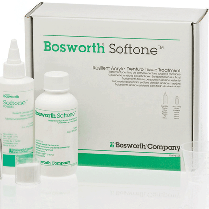 Softone Resilient Acrylic Denture Tissue Treatment, Powder, 1 lb, White, 1/Pk, 921779