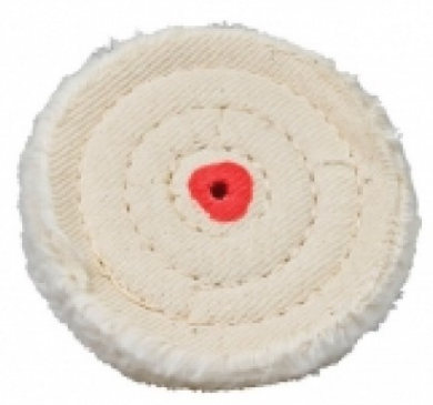 Muslin Buff Wheels, 30-Ply, 4", 1/Pk