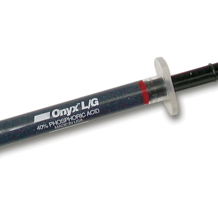 Onyx L/G Etching Gel, 40% Phosphoric Acid, Kit with 100 Needles, 1.2 ml, Black, 15/Pk, 310055