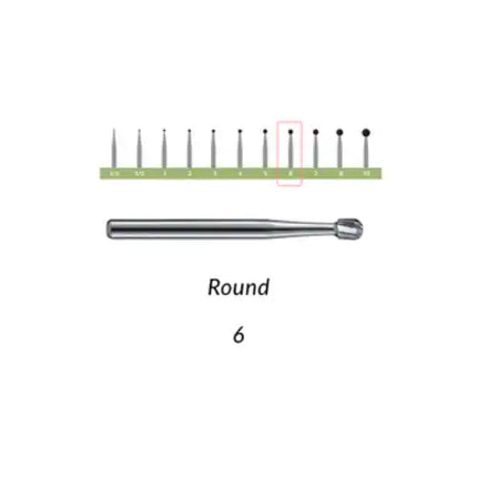 Alpen Burs Carbide 100/Pk FG6 Round