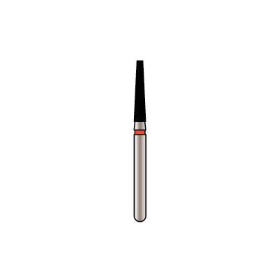 Alpen X1 Diamond Bur, FG, Tapered Flat End, # 847, 1.6 mm, Super Coarse, Black, 25/Pk, X847SC016