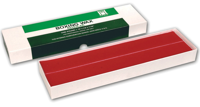 Hygenic Boxing Wax, Extra Thin, Red, 1 lb, 12" x 1.5" x 0.04", 1/Pk, H00816