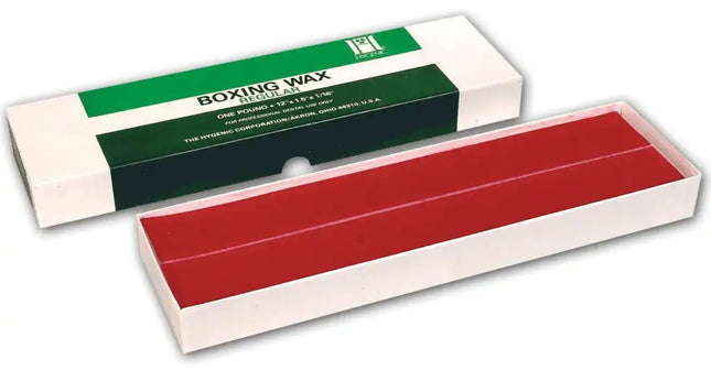 Coltene - Hygenic Boxing Wax - EXTra-Thin 12" x 1.50" x .040", Red, 1 Lb. Package