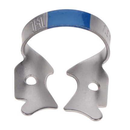 Coltene - Hygenic Fiesta Color Coded Clamps. #14A (dark blue) winged metal dam clamp
