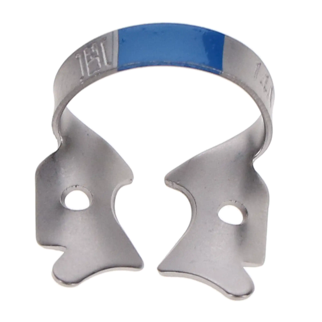 Coltene - Hygenic Fiesta Color Coded Clamps. #14A (dark blue) winged metal dam clamp