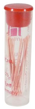 Hygenic Gutta Percha Points, Machine-Rolled, 28 mm, # 25, Red, 5 Vials of 20 Points/Pk, H01471